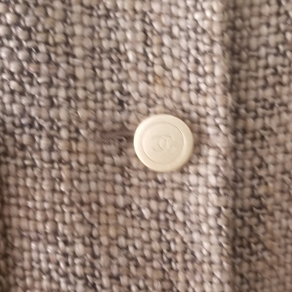 Chanel Women's Brown Tweed Coat - Picture 6 of 11